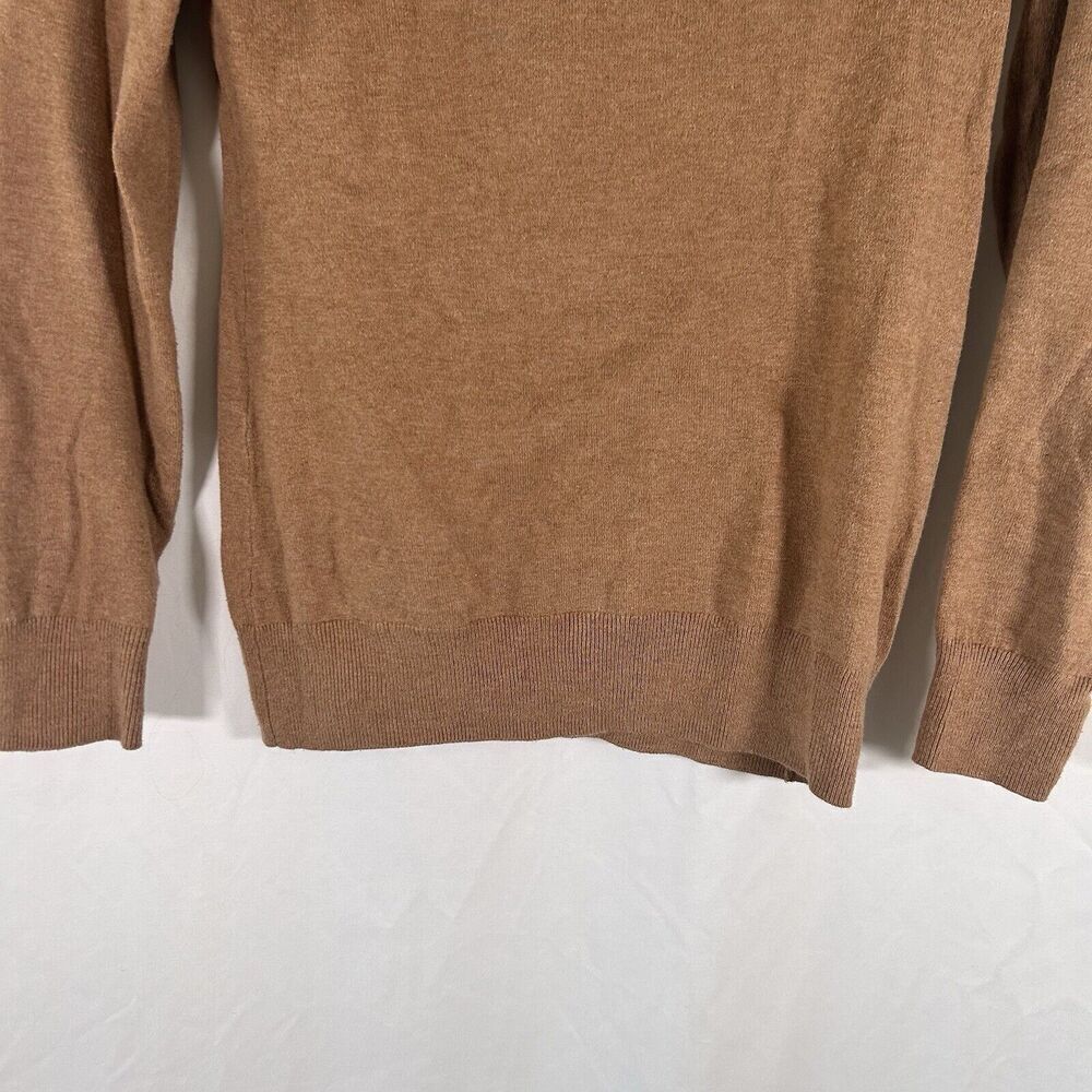Banana Republic Wool Blend Sweater Women's XS Brown Elbow Pads Long Sleeve - Picture 3 of 8